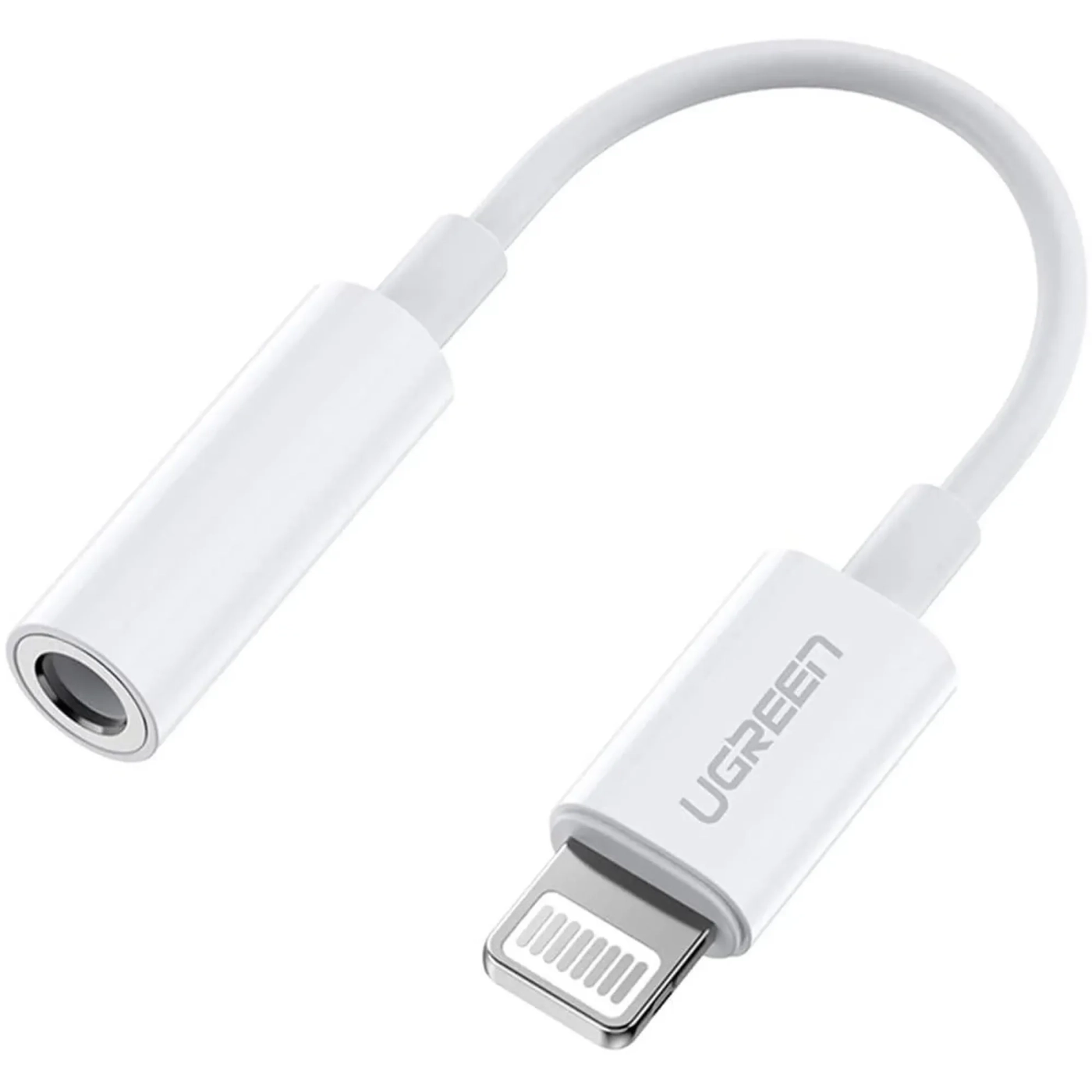 Купити Кабель UGREEN US212 Lightning to 3.5mm 10cm White (30759) - фото 2