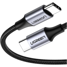 Купить Кабель UGREEN US261 USB-C - USB-C 60W 1m Gray/Black (50150) - фото 4