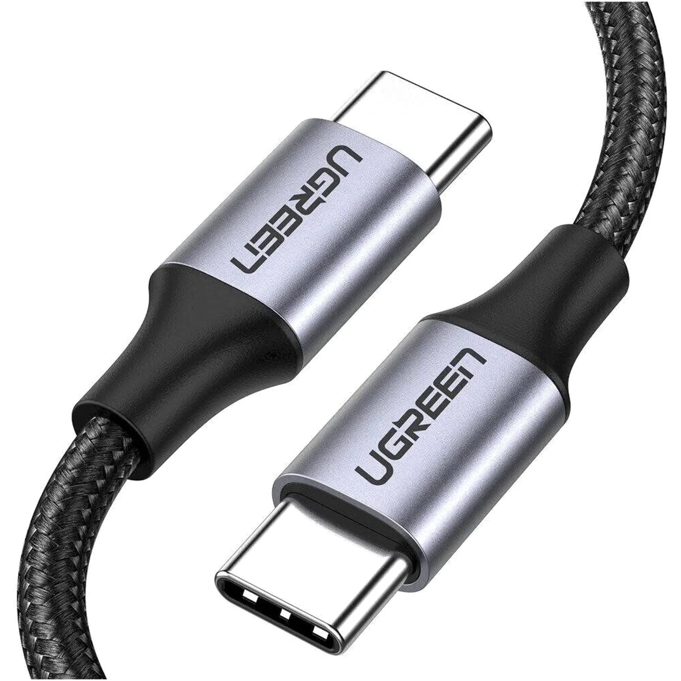 Купить Кабель UGREEN US261 USB-C - USB-C 60W 2m Gray/Black (50152) - фото 3