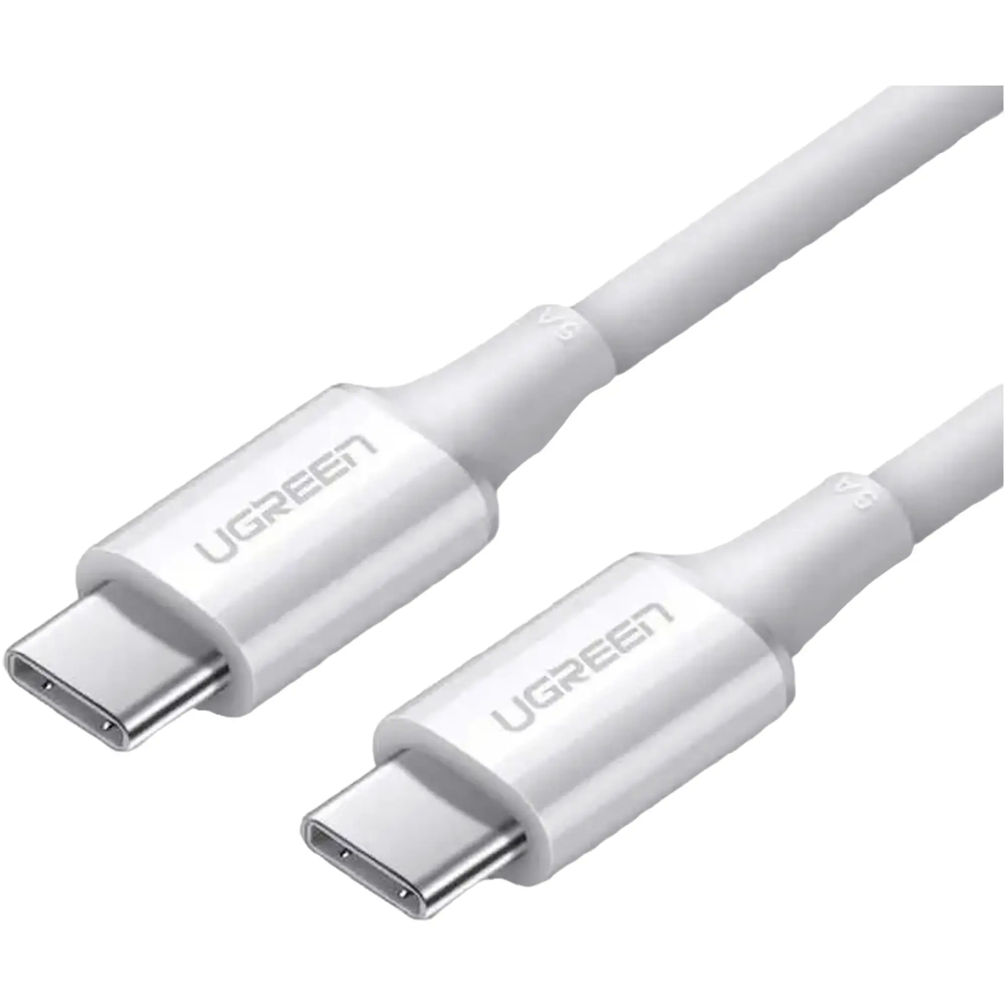 Купить Кабель UGREEN US300 USB Type-C to USB Type-C 5A 2m White (60552) - фото 1