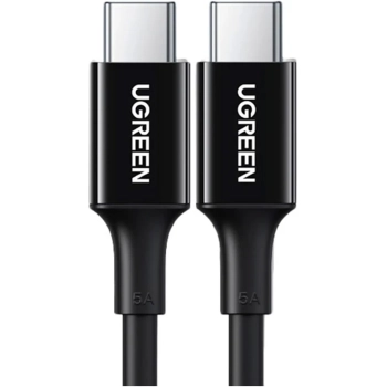 Купить Кабель UGREEN US300 USB-C - USB-C 100W 5A 1m Black (80371) - фото 1