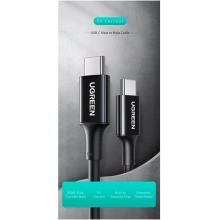 Купить Кабель UGREEN US300 USB-C - USB-C 100W 5A 2m Black (80372) - фото 3
