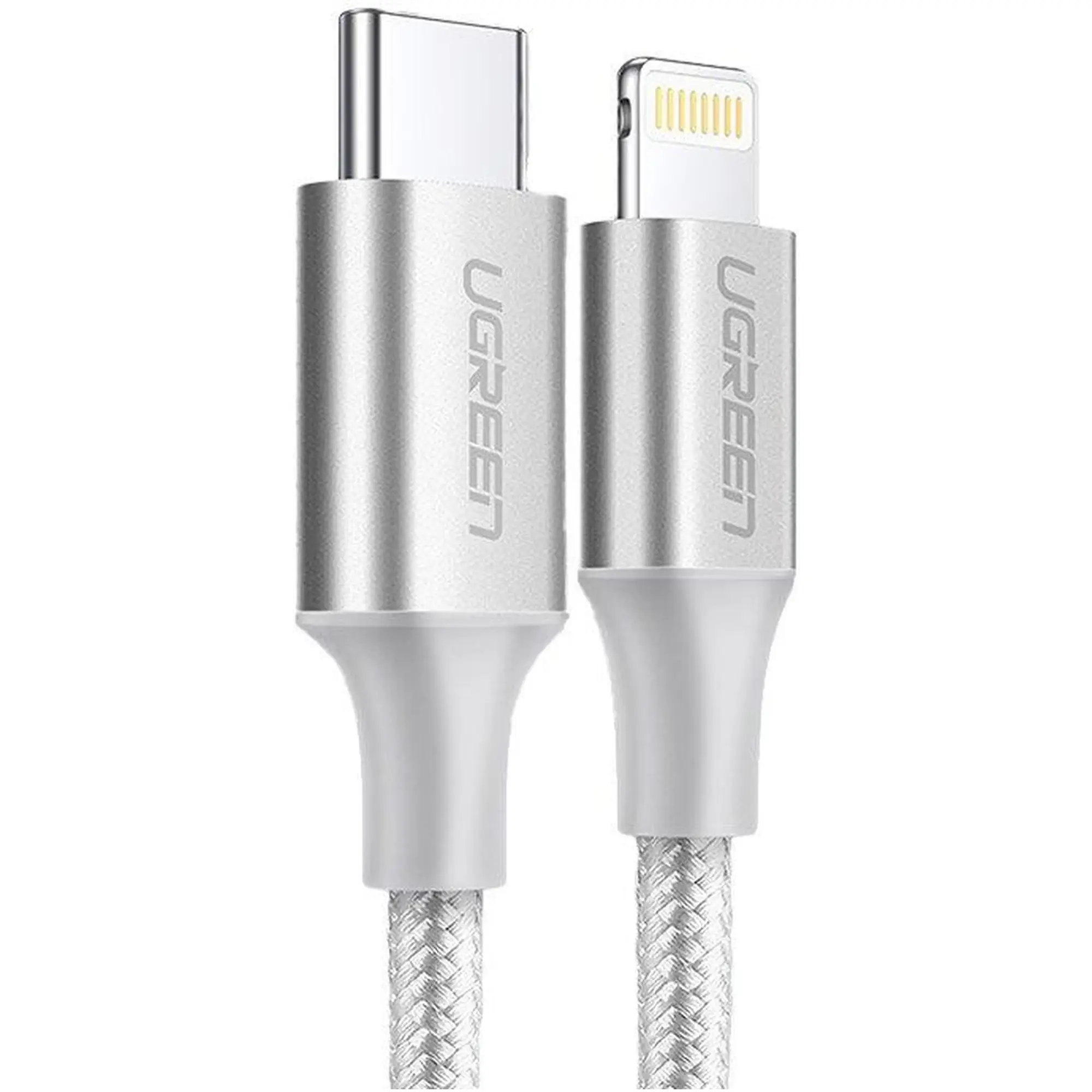 Купить Кабель UGREEN US304 USB 2.0 Type-C M-Lightning M 1 m White (70523) - фото 1
