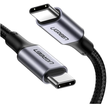 Купить Кабель UGREEN US316 USB-C - USB-C 100W 1m Space Gray (70427) - фото 1