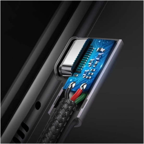 Купить Кабель UGREEN US323 USB-C - USB-C 3A 1m Gray/Black (70529) - фото 3
