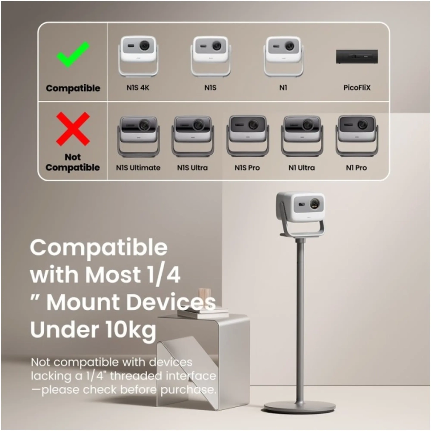 Купити Кронштейн для проектора JMGO FHD P062 - фото 4