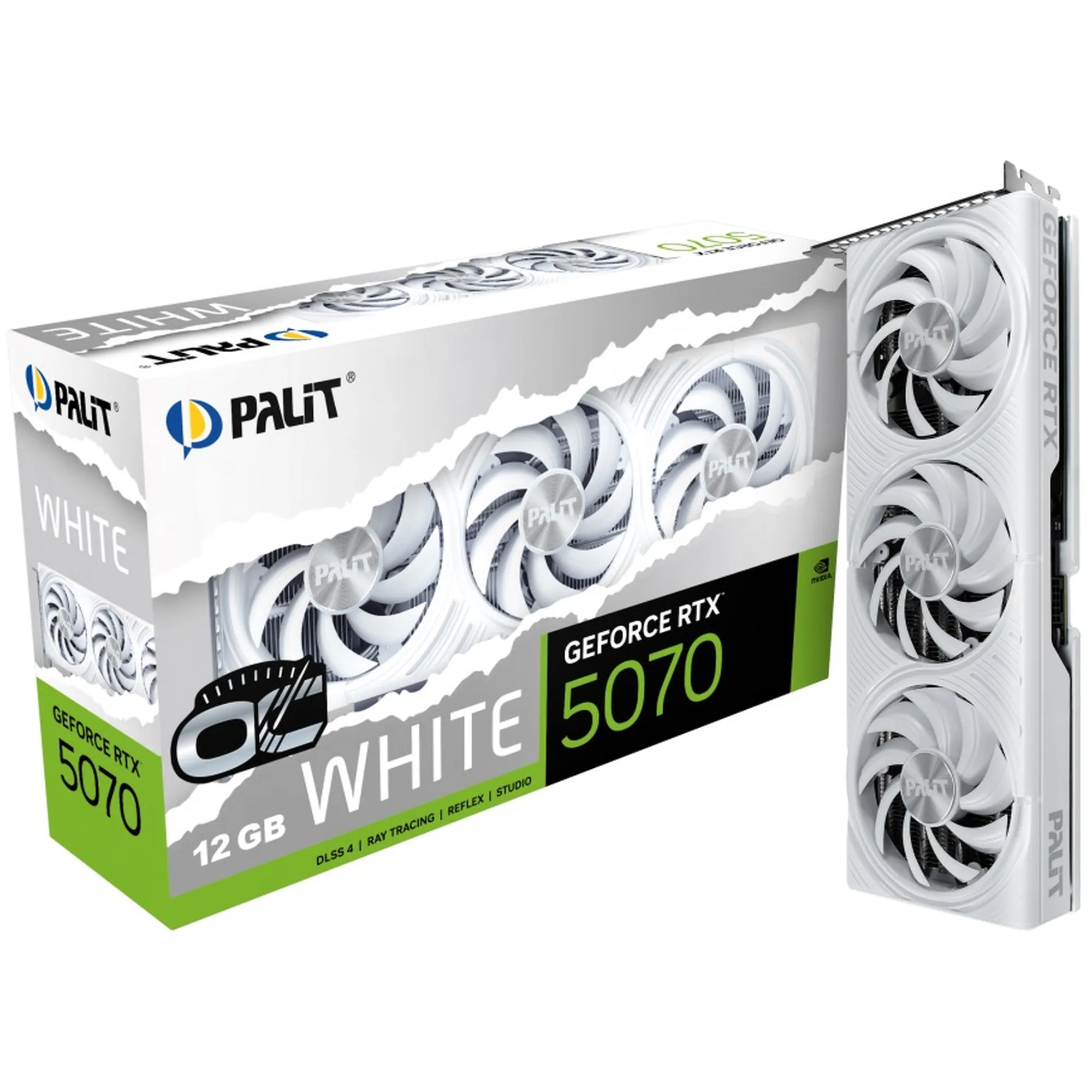 Купити Відеокарта Palit Nvidia GeForce RTX 5070 White OC 12GB GDDR7 (NE75070U19K9-GB2050W) - фото 11