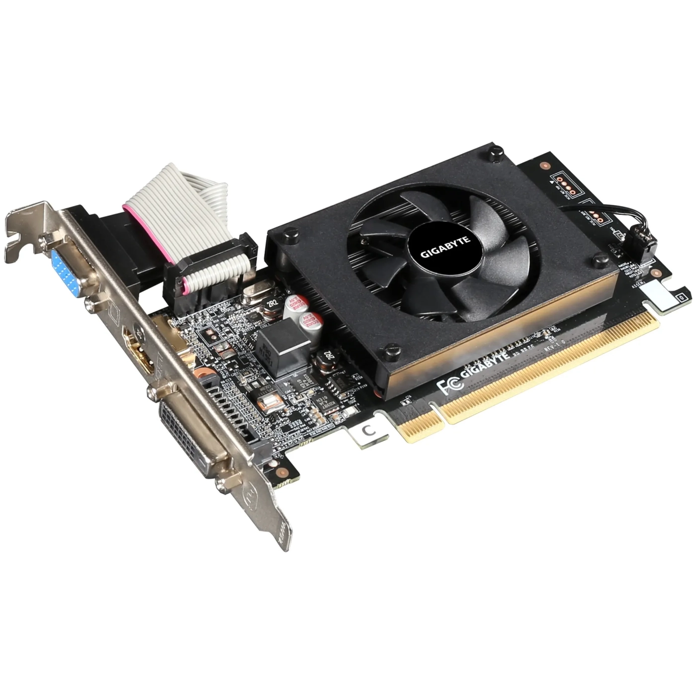 Купити Відеокарта GIGABYTE Nvidia GeForce GT710 2GB D3 (GV-N710D3-2GL) - фото 2