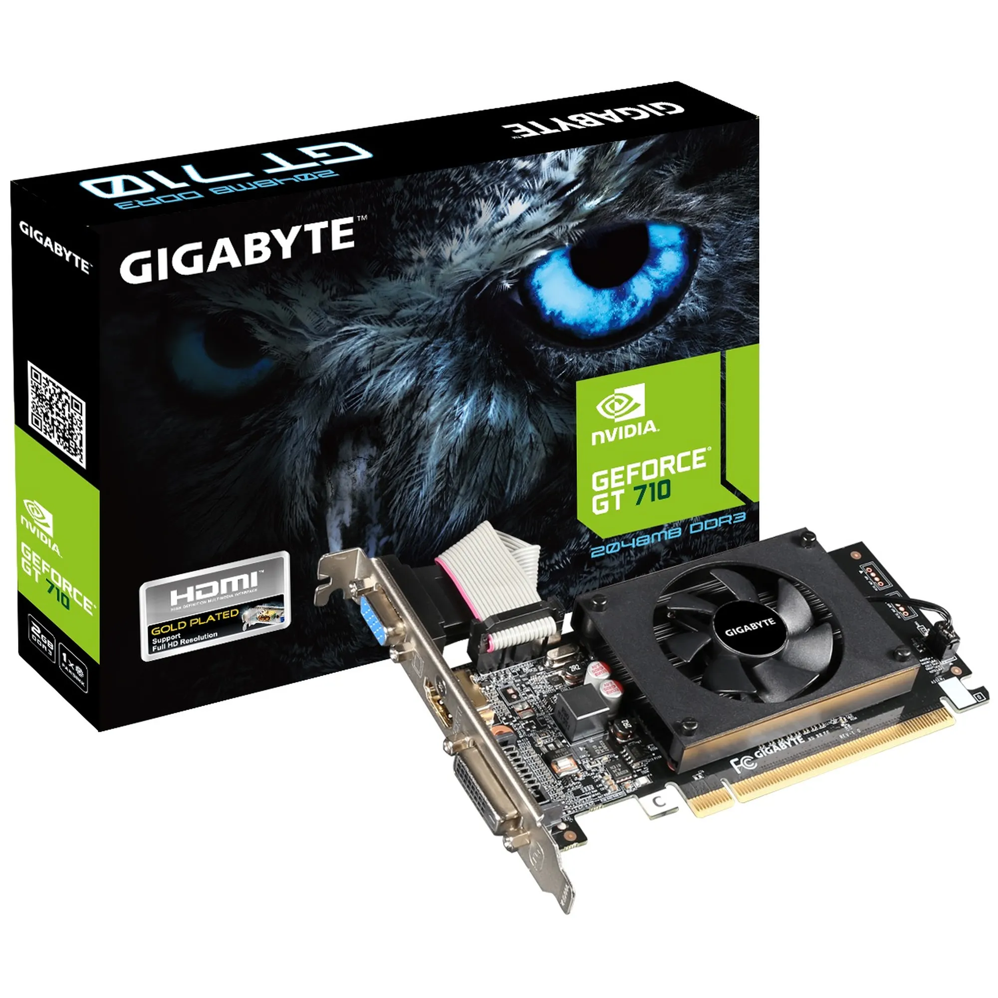 Купити Відеокарта GIGABYTE Nvidia GeForce GT710 2GB D3 (GV-N710D3-2GL) - фото 5