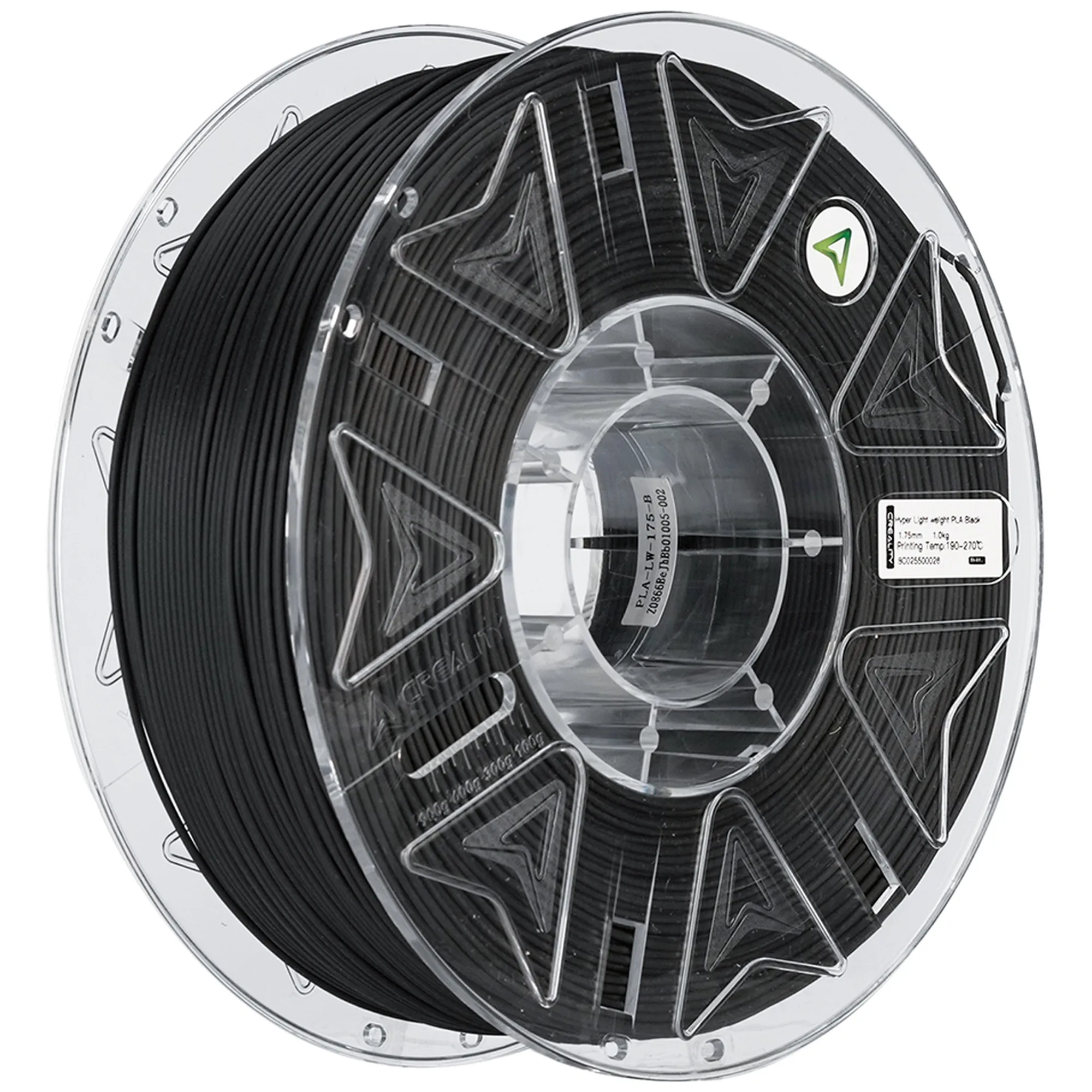 Купити Hyper Lightweight PLA Filament (пластик) для 3D принтера CREALITY 1кг, 1.75мм, чорний (3301010556) - фото 1