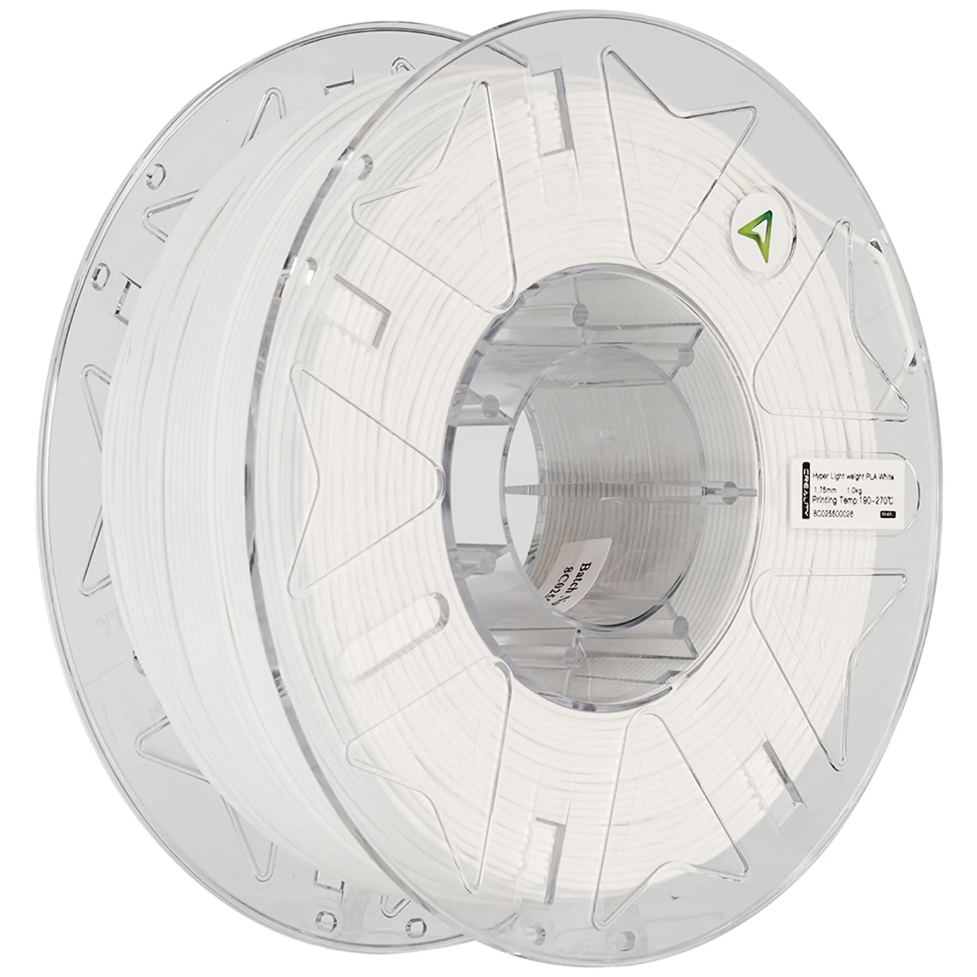 Купить Hyper Lightweight PLA Filament (пластик) для 3D принтера CREALITY 1кг, 1.75мм, белый (3301010555) - фото 1
