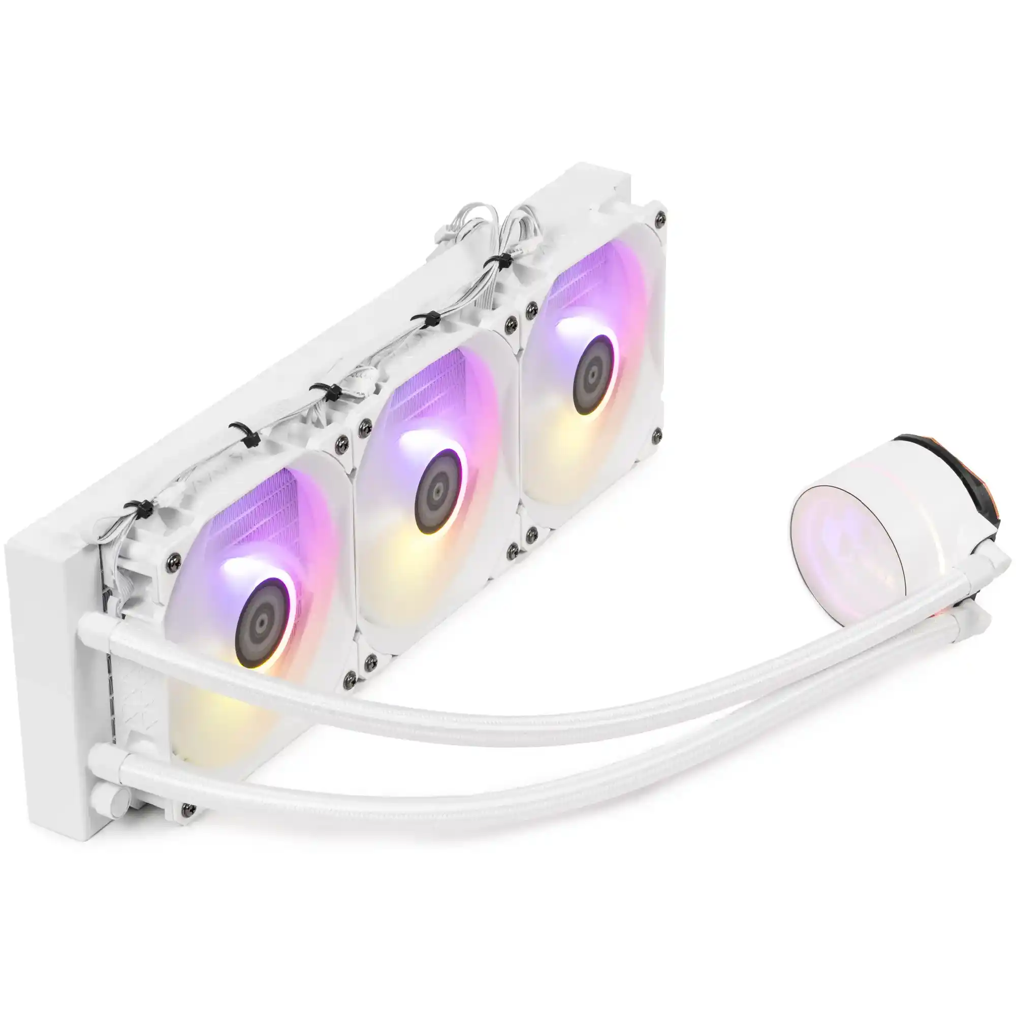Купити Система рідинного охолодження QUBE ZT-360 White OEM - фото 3