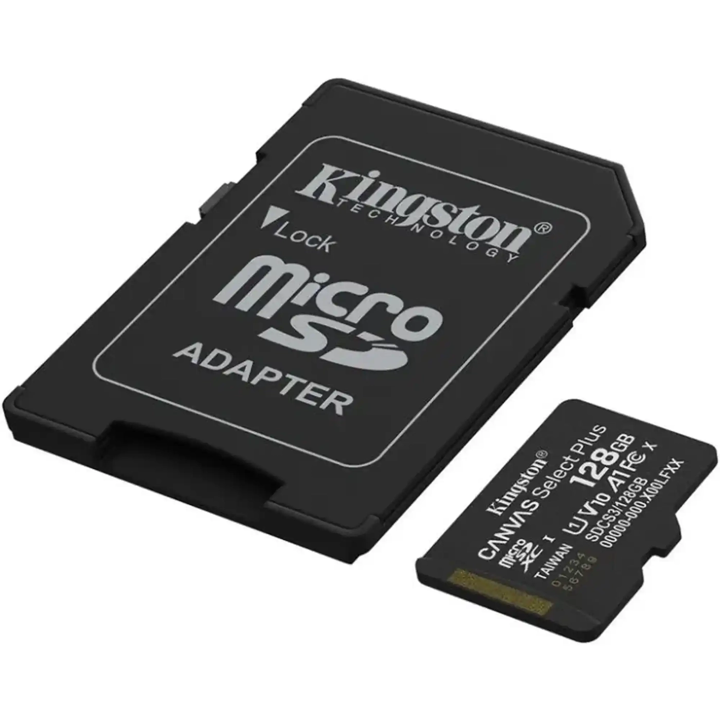 Купити Карта пам'яті Kingston 128GB microSDXC class 10 UHS-I U3 V30 A1 Canvas Select Plus (SDCS3/128GB) - фото 2