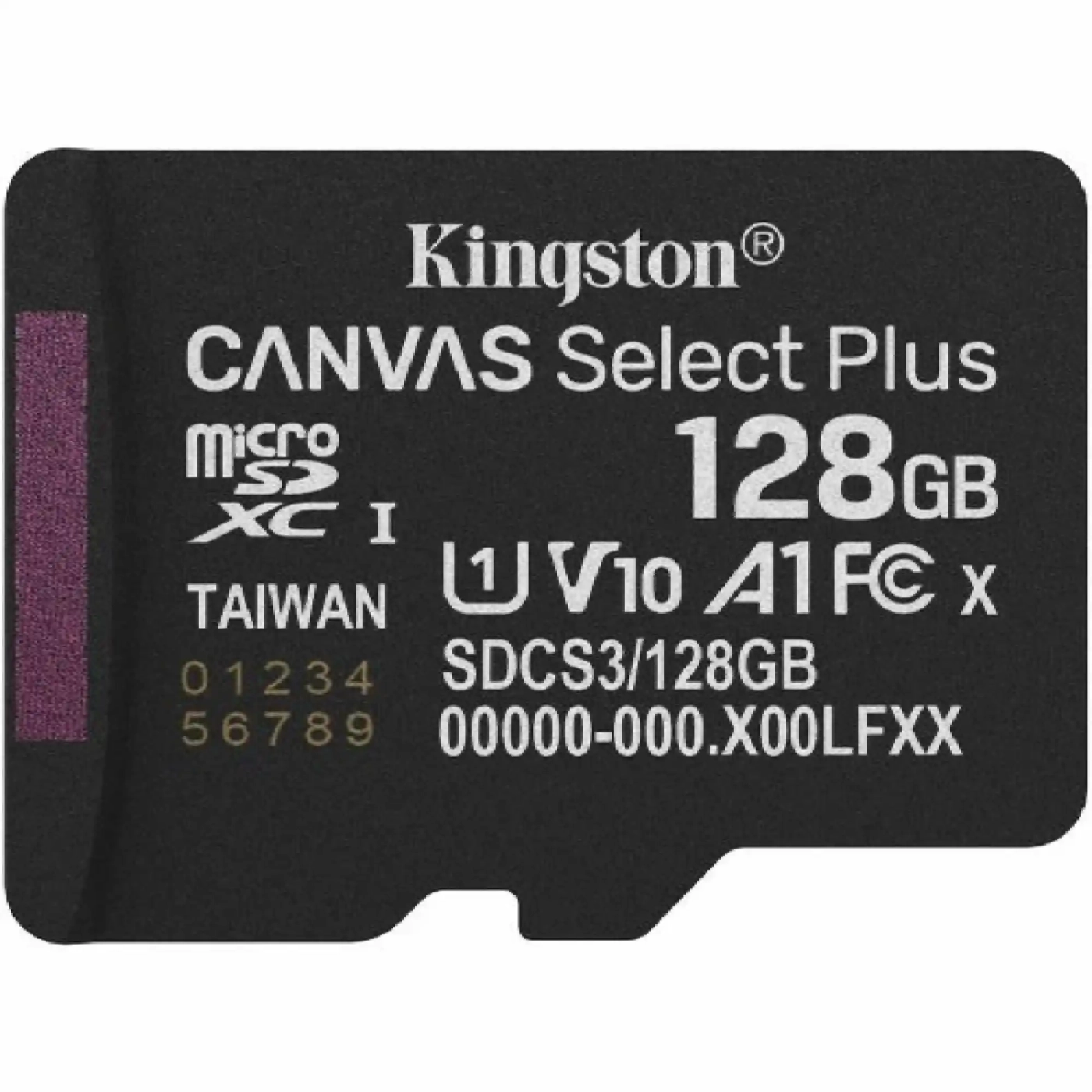 Купити Карта пам'яті Kingston 128GB microSDXC class 10 UHS-I V10 A1 Canvas Select Plus (SDCS3/128GBSP) - фото 1