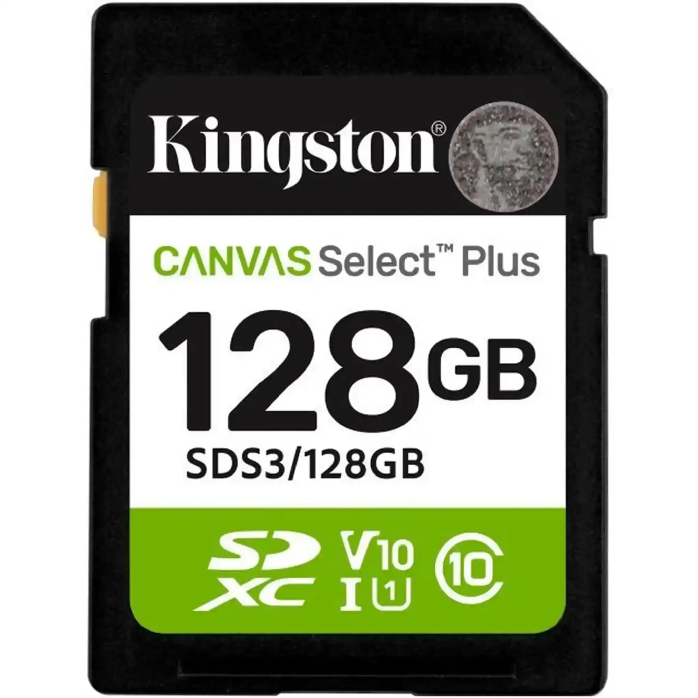 Купити Карта пам'яті Kingston 128GB SDXC class 10 UHS-I V10 A1 Canvas Select Plus (SDS3/128GB) - фото 1