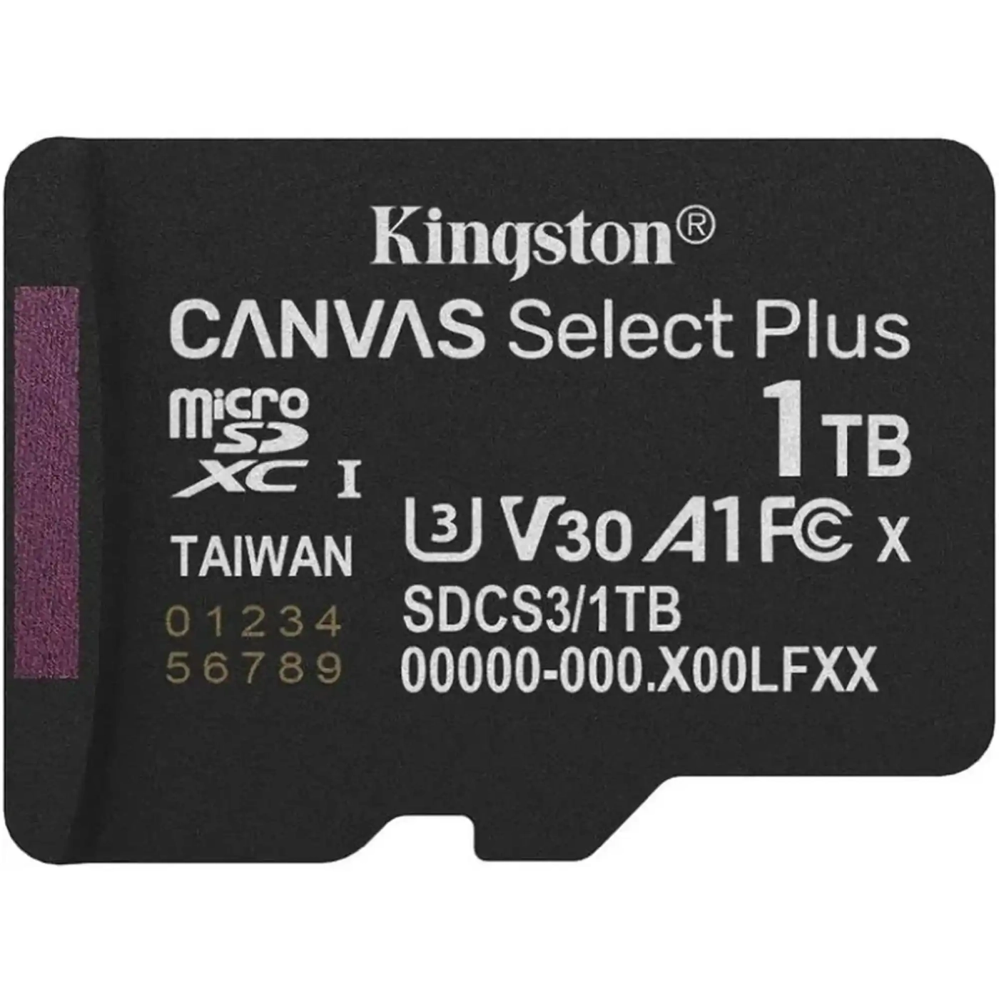 Купити Карта пам'яті Kingston 1TB microSDXC class 10 UHS-I U3 V30 A1 Canvas Select Plus (SDCS3/1TBSP) - фото 1