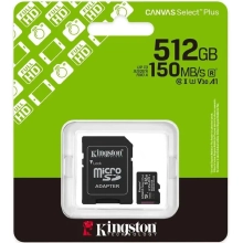 Купити Карта пам'яті Kingston 512GB microSDXC class 10 UHS-I U3 V30 A1 Canvas Select Plus (SDCS3/512GB) - фото 3