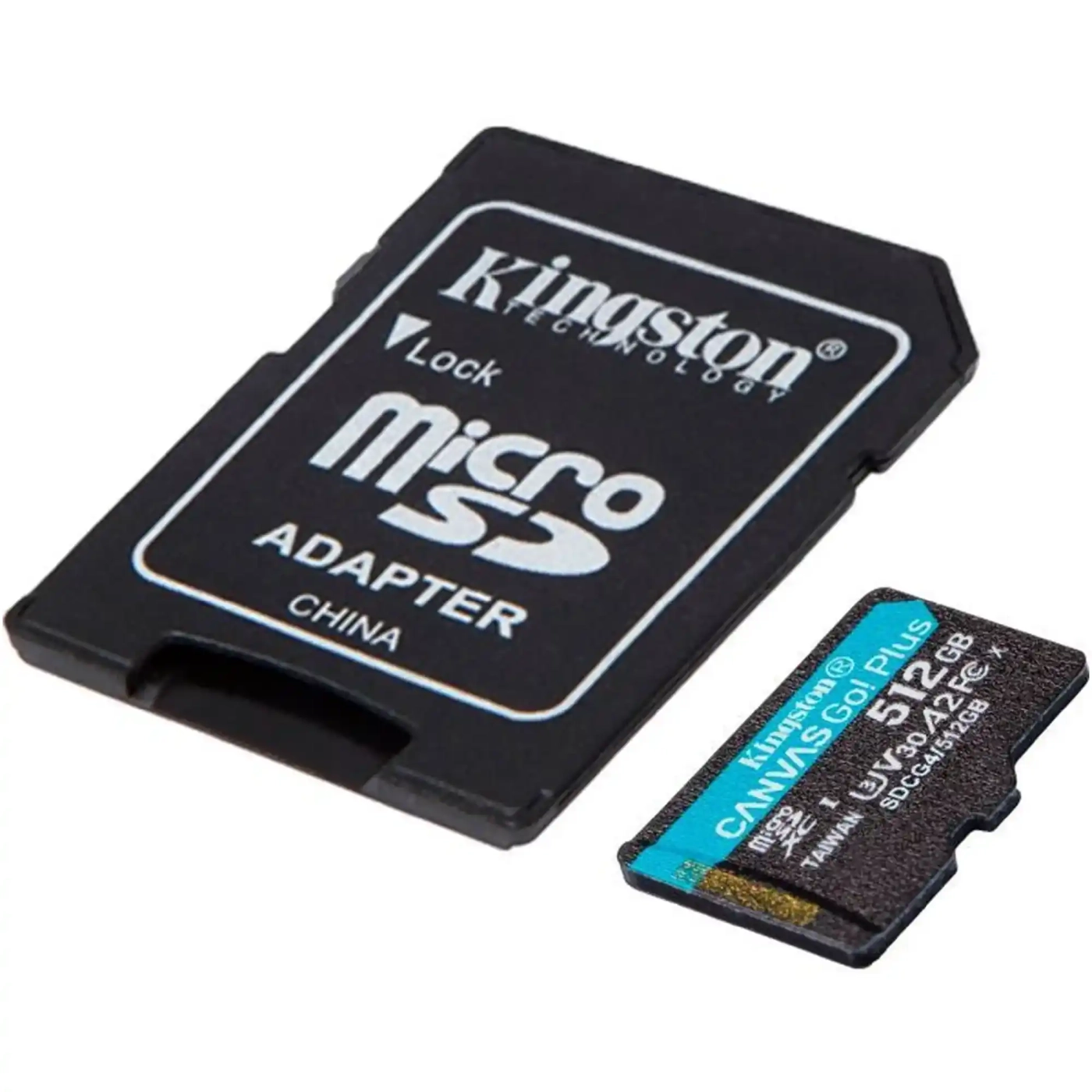 Купити Карта пам'яті Kingston 512GB microSDXC сlass 10 UHS-I U3 V30 A2 Canvas Go Plus G4 (SDCG4/512GB) - фото 2