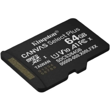 Купити Карта пам'яті Kingston 64GB microSDXC class 10 UHS-I V10 A1 Canvas Select Plus (SDCS3/64GBSP) - фото 2