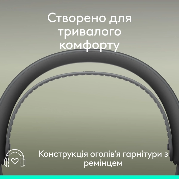 Купити Навушники Logitech Zone Wireless 2 ES for Business Graphite without receiver (981-001512) - фото 12