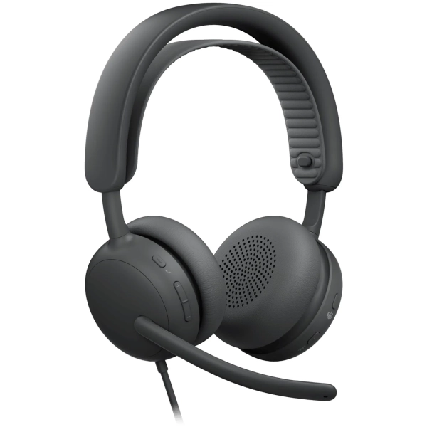 Купити Навушники Logitech Zone Wired 2 for Business USB Graphite TEAMS version (981-001615) - фото 2