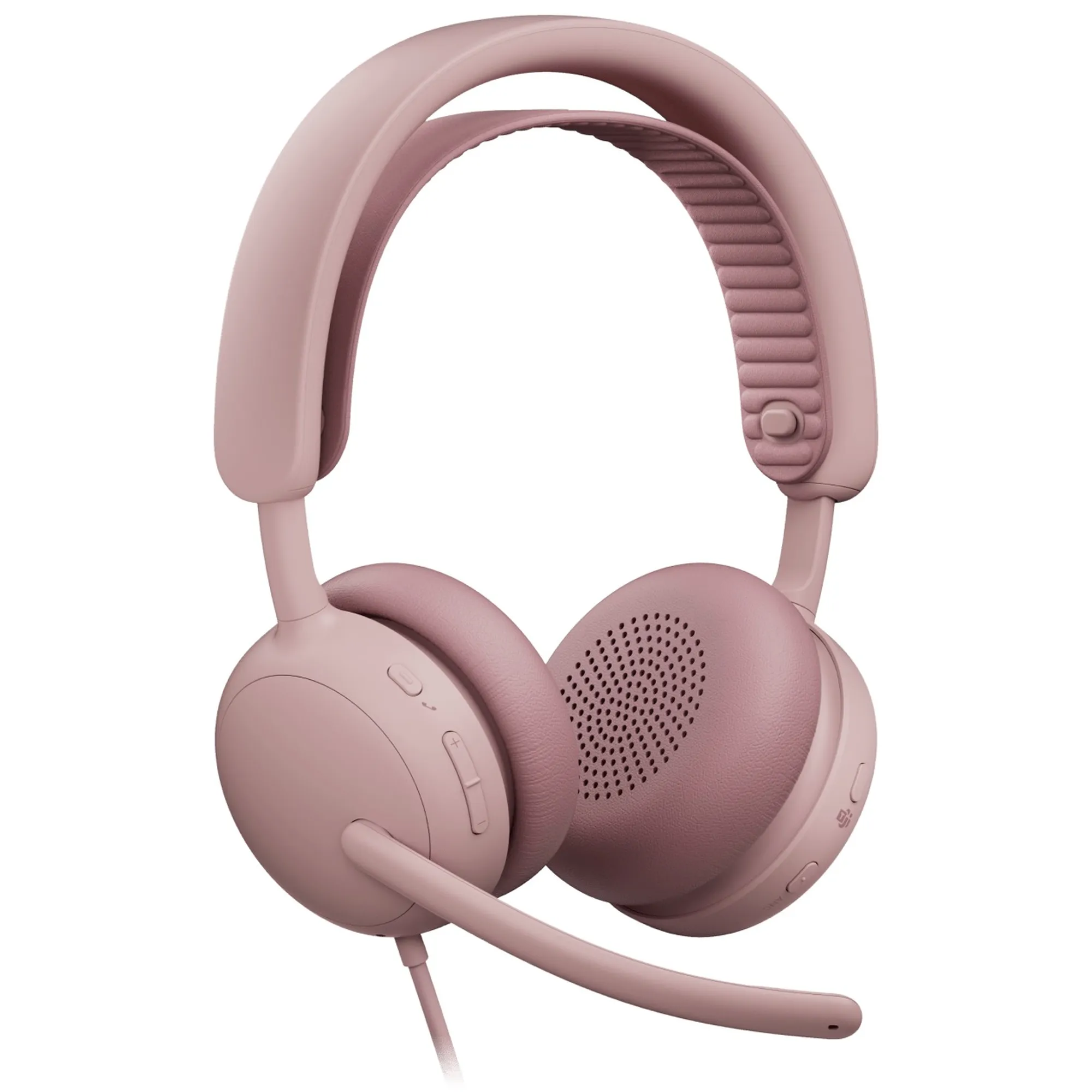 Купить Наушники Logitech Zone Wired 2 for Business USB Rose TEAMS version (981-001616) - фото 2