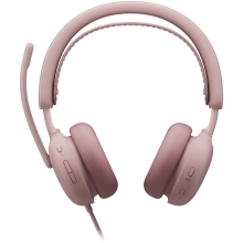 Купить Наушники Logitech Zone Wired 2 for Business USB Rose TEAMS version (981-001616) - фото 3
