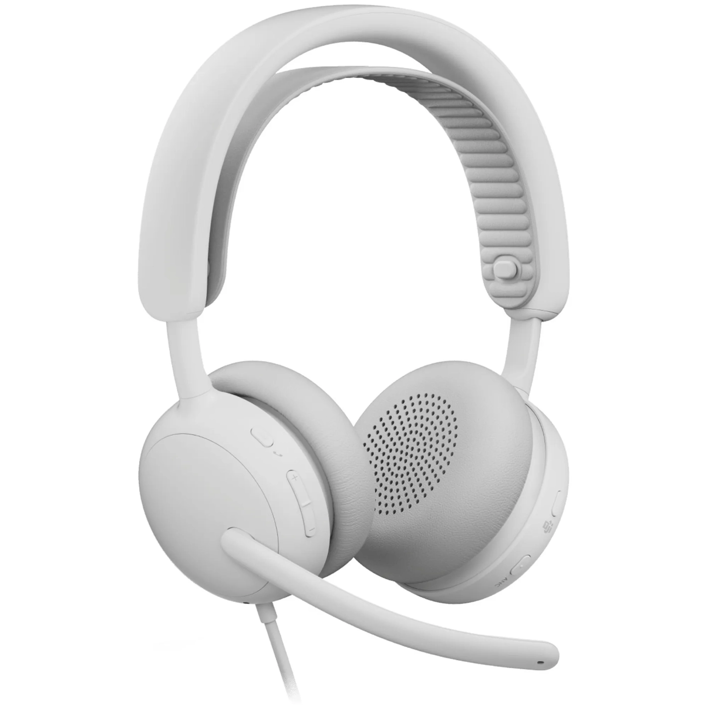 Купить Наушники Logitech Zone Wired 2 for Business USB Off-White TEAMS version (981-001617) - фото 2