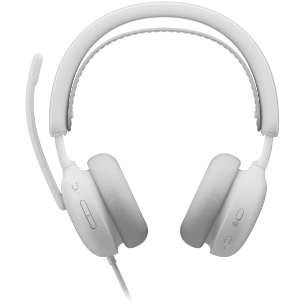 Купить Наушники Logitech Zone Wired 2 for Business USB Off-White TEAMS version (981-001617) - фото 3