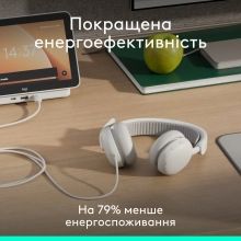Купить Наушники Logitech Zone Wired 2 for Business USB Off-White TEAMS version (981-001617) - фото 12