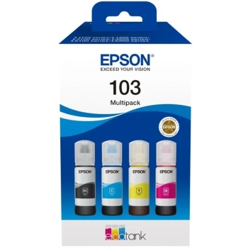 Купити Набір чорнил Epson 103 Multipack (C,M,Y,Bk) (C13T00S64A) - фото 1