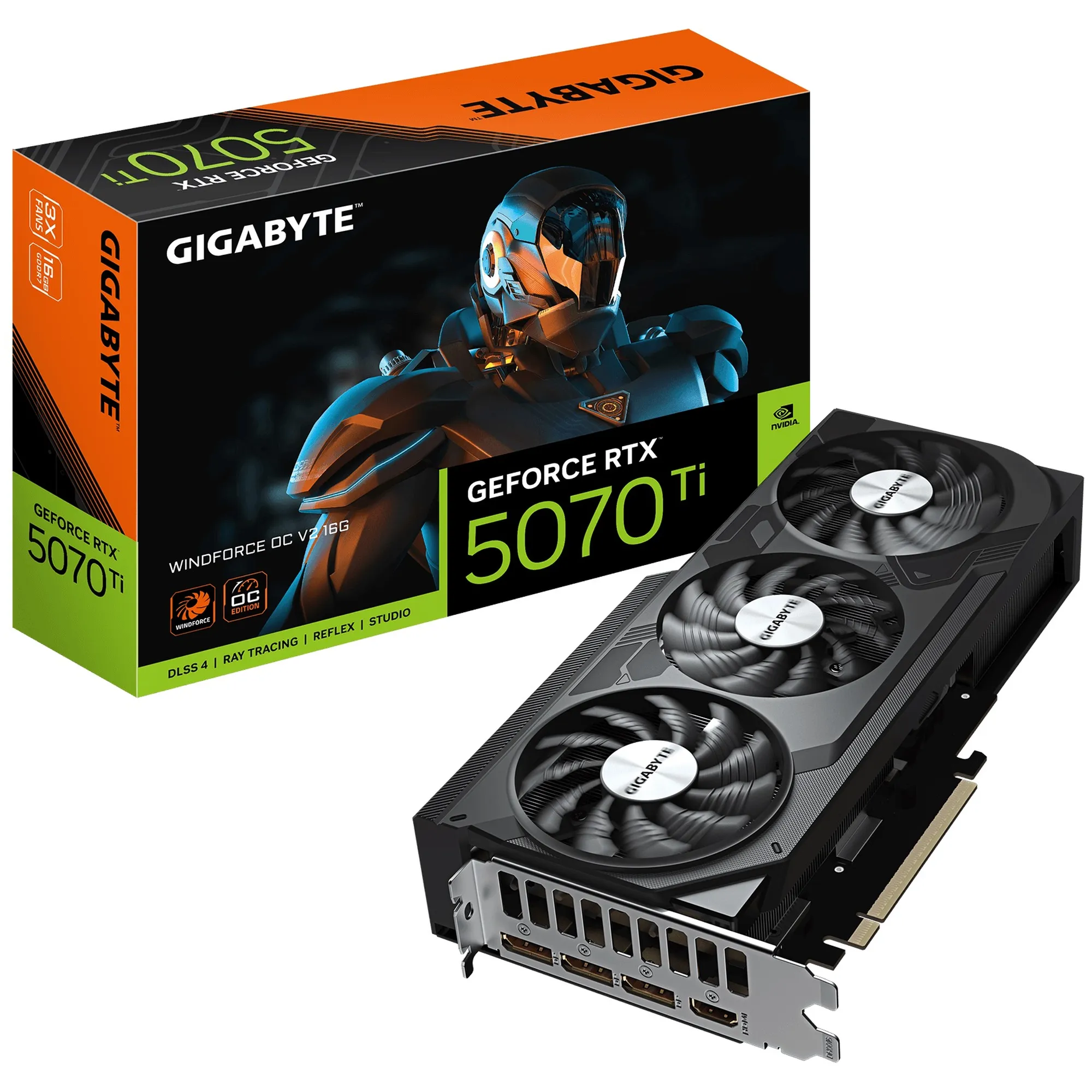 Купити Відеокарта GIGABYTE Nvidia GeForce RTX 5070 Ti WINDFORCE OC V2 16G (GV-N507TWF3OCV2-16GD) - фото 10