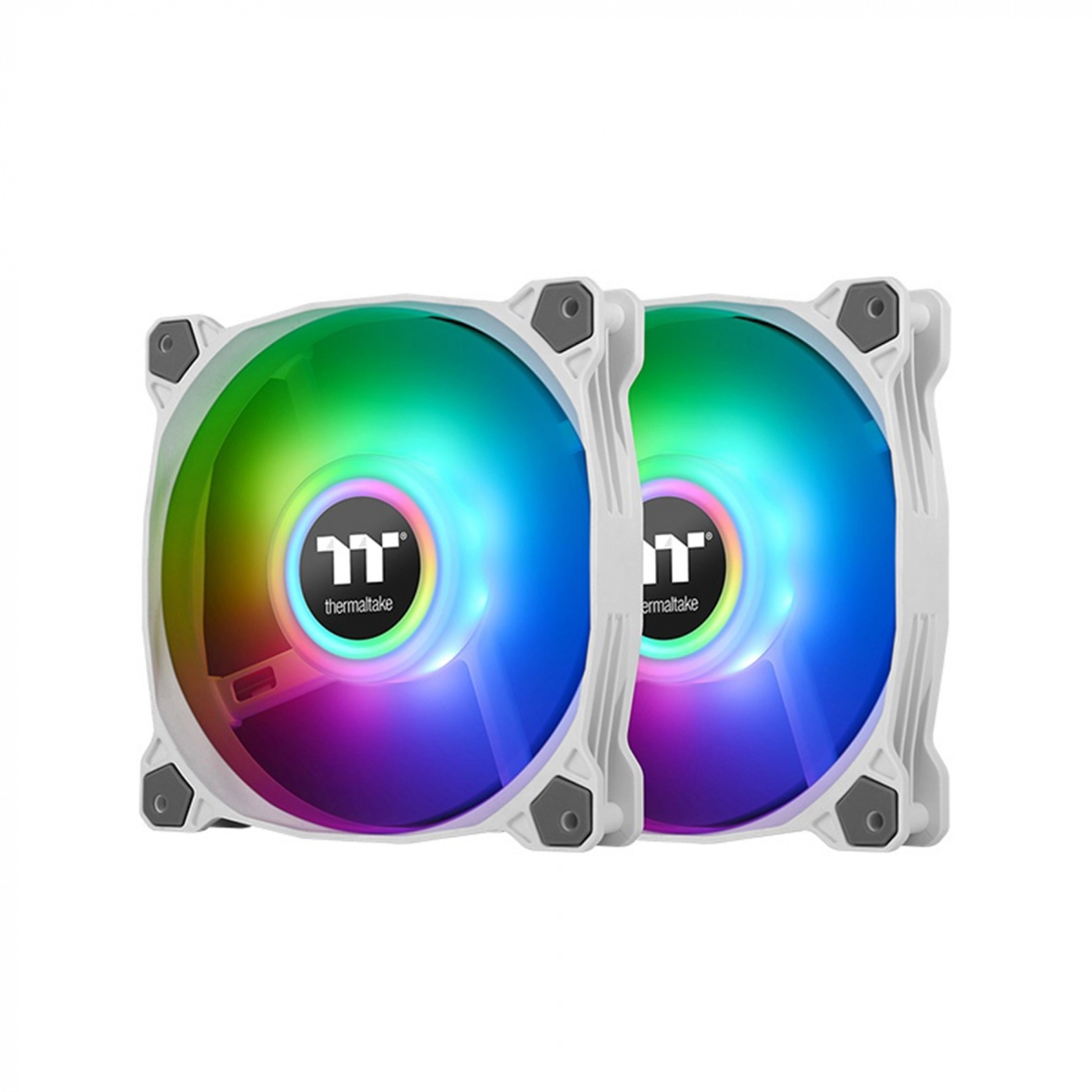 Купить Набор вентиляторов Thermaltake Pure Duo 12 ARGB Sync Radiator Fan (2-Fan Pack)-White (CL-F097-PL12SW-A) - фото 1