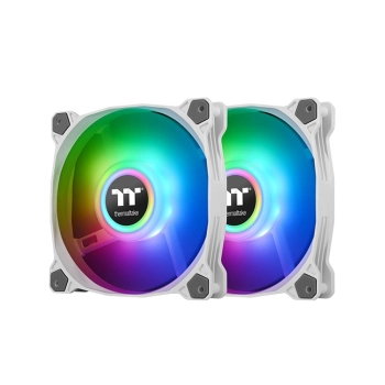 Купить Набор вентиляторов Thermaltake Pure Duo 12 ARGB Sync Radiator Fan (2-Fan Pack)-White (CL-F097-PL12SW-A) - фото 1
