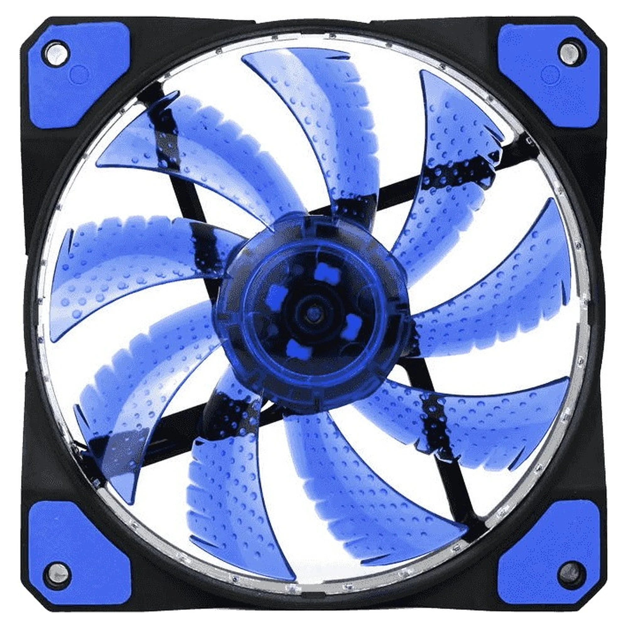 Купить Вентилятор GAMEMAX GMX-AF12B 15 Blue LED 3pin+MOLEX - фото 1
