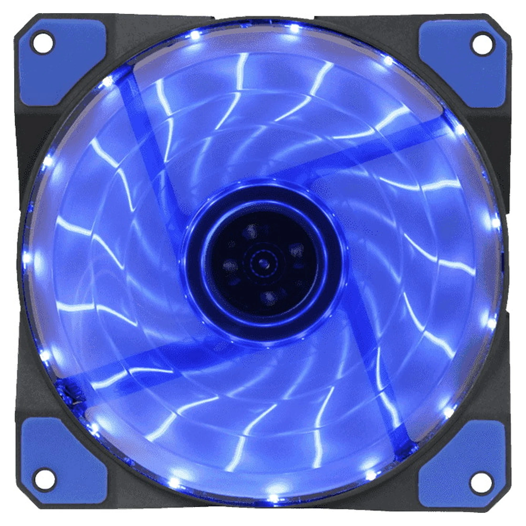 Купить Вентилятор GAMEMAX GMX-AF12B 15 Blue LED 3pin+MOLEX - фото 5