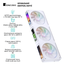 Купить Вентилятор Jonsbo ZC-360W White - фото 5