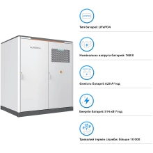 Купити Система збереження енергії Sungrow PowerStack ESS 125KW 510KWh  820v 314AH LiFePO4 IP55, Fire Extinguisher, Liquid Cooled (ST510CS-4H) - фото 4