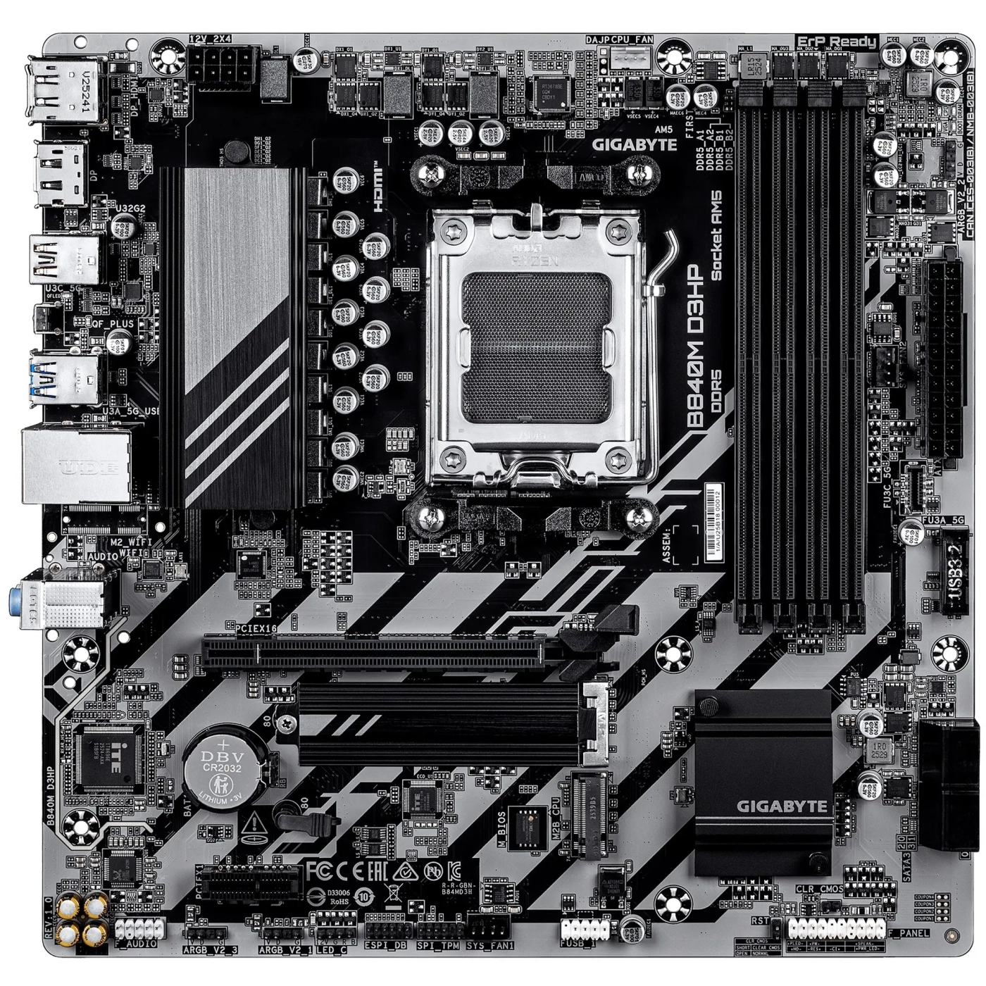 Купить Материнская плата GIGABYTE B840M D3HP - фото 2