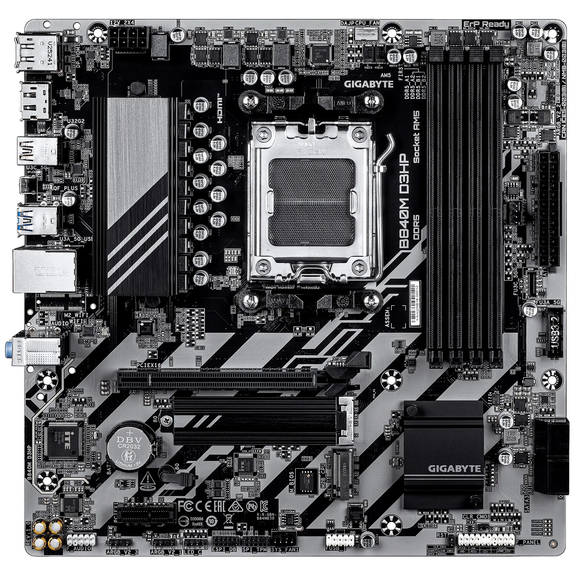 Купить Материнская плата GIGABYTE B840M D3HP - фото 2