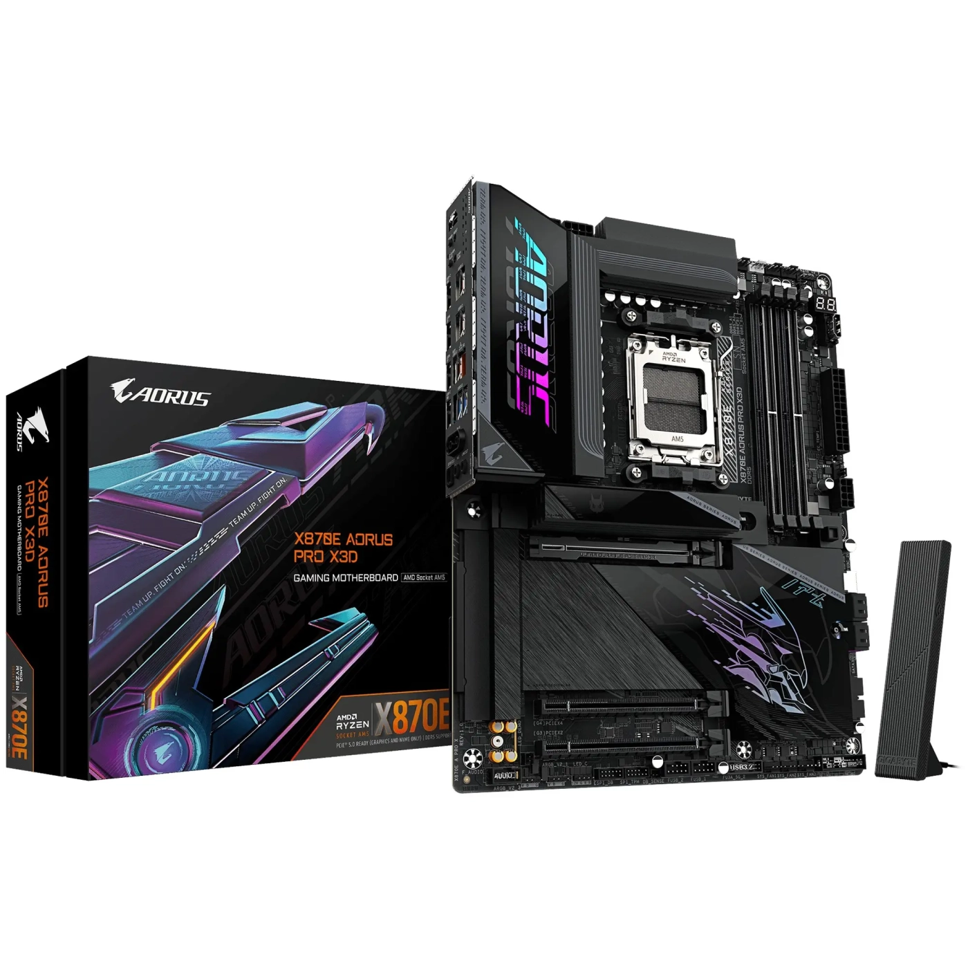 Купити Материнська плата GIGABYTE X870E AORUS PRO X3D - фото 1