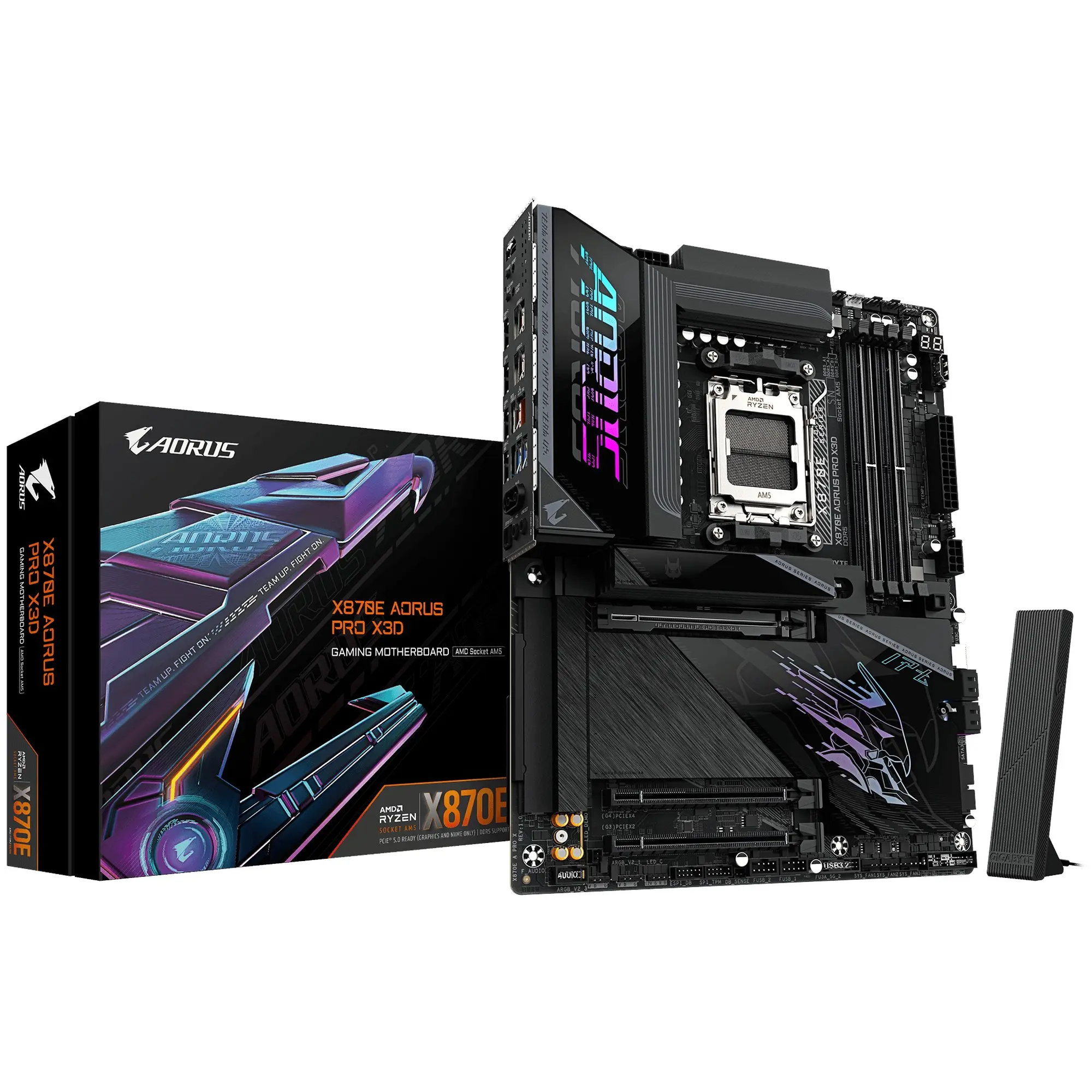 Купити Материнська плата GIGABYTE X870E AORUS PRO X3D - фото 1