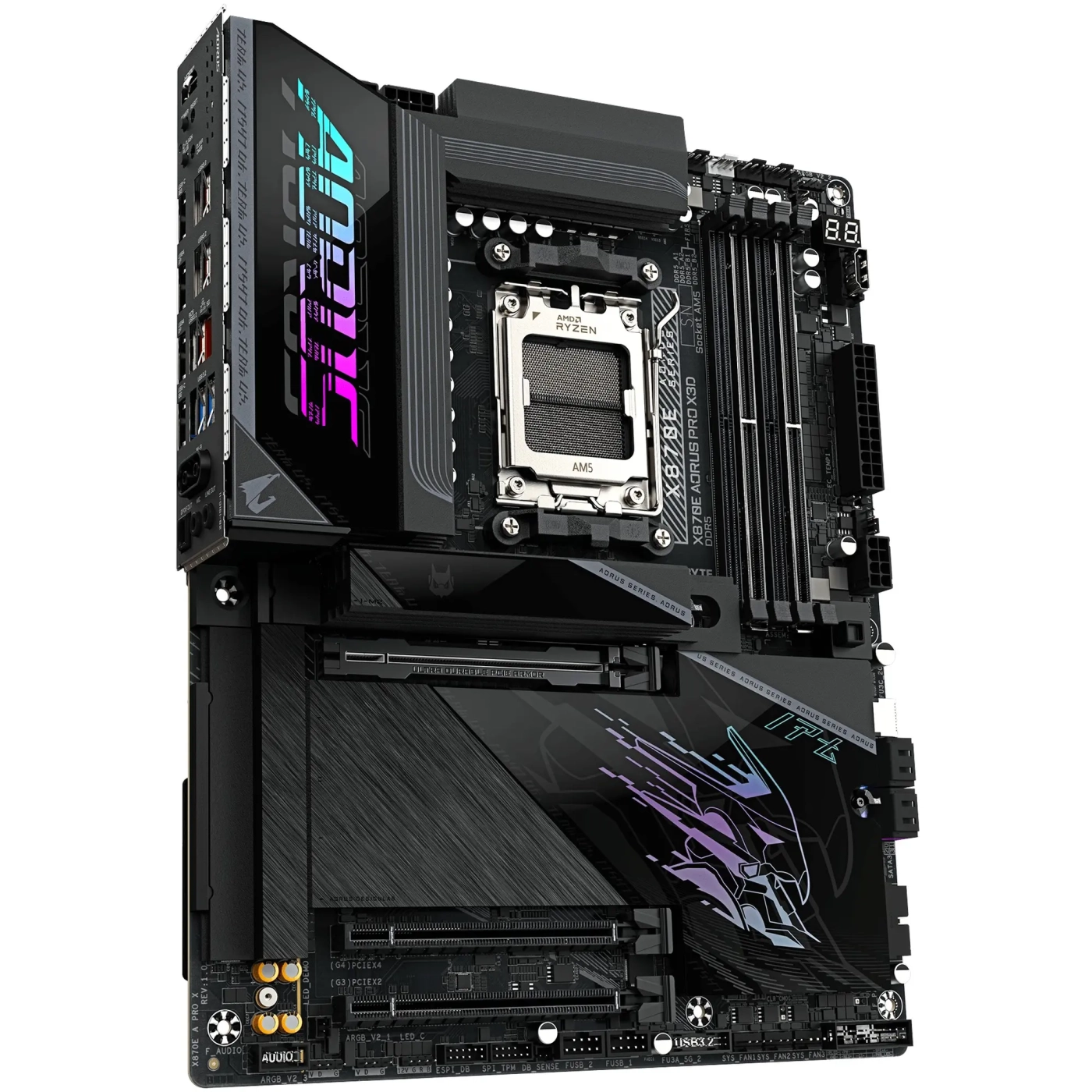 Купити Материнська плата GIGABYTE X870E AORUS PRO X3D - фото 3