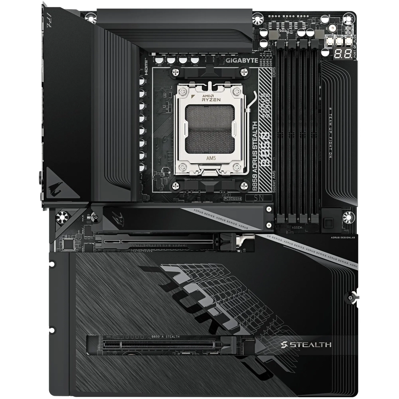 Купить Материнская плата Gigabyte B850 AORUS STEALTH - фото 2