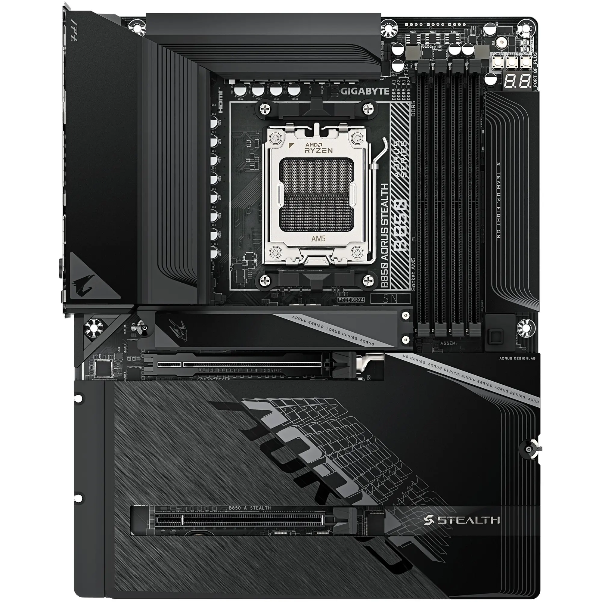 Купить Материнская плата Gigabyte B850 AORUS STEALTH - фото 2