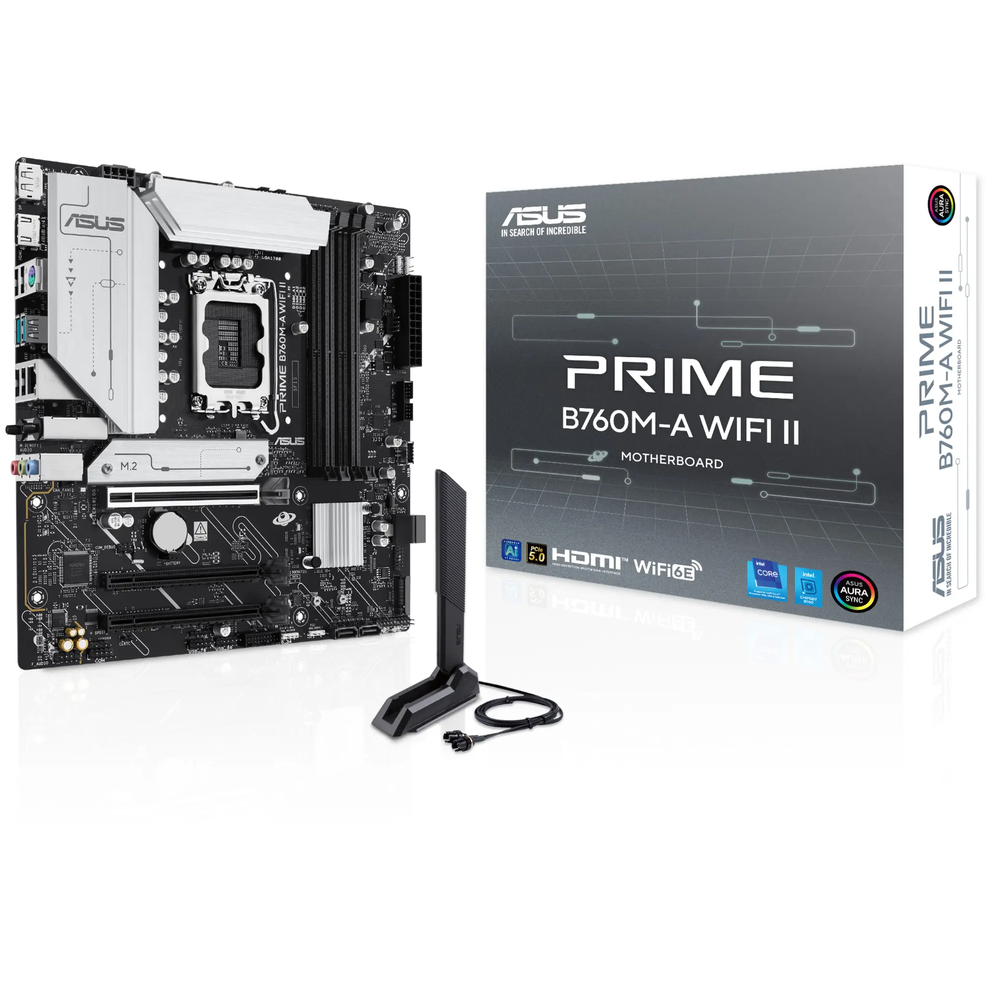 Купити Материнська плата ASUS PRIME B760M-A WIFI II - фото 1