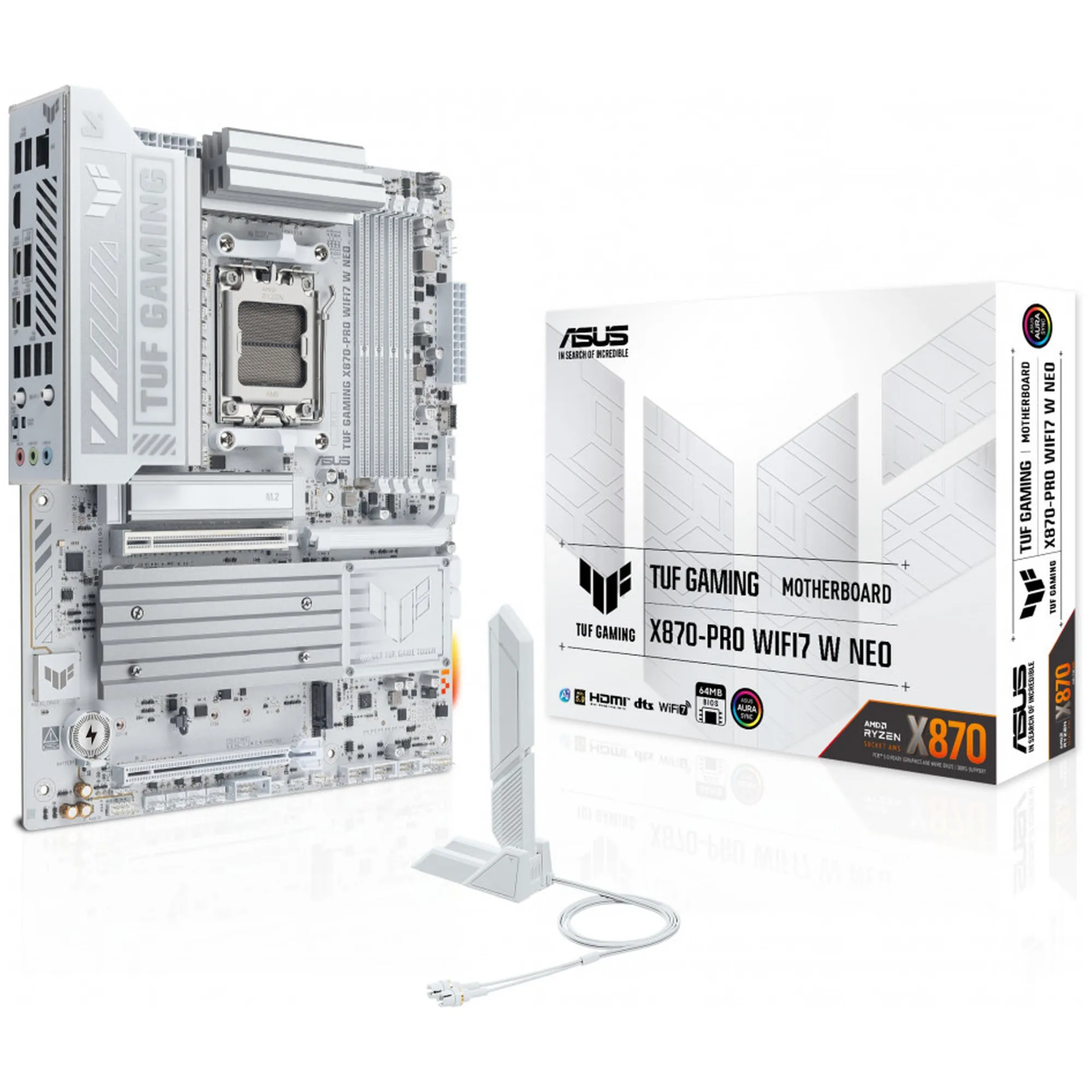 Купити Материнська плата Asus TUF GAMING X870-PRO WIFI7 W NEO - фото 1