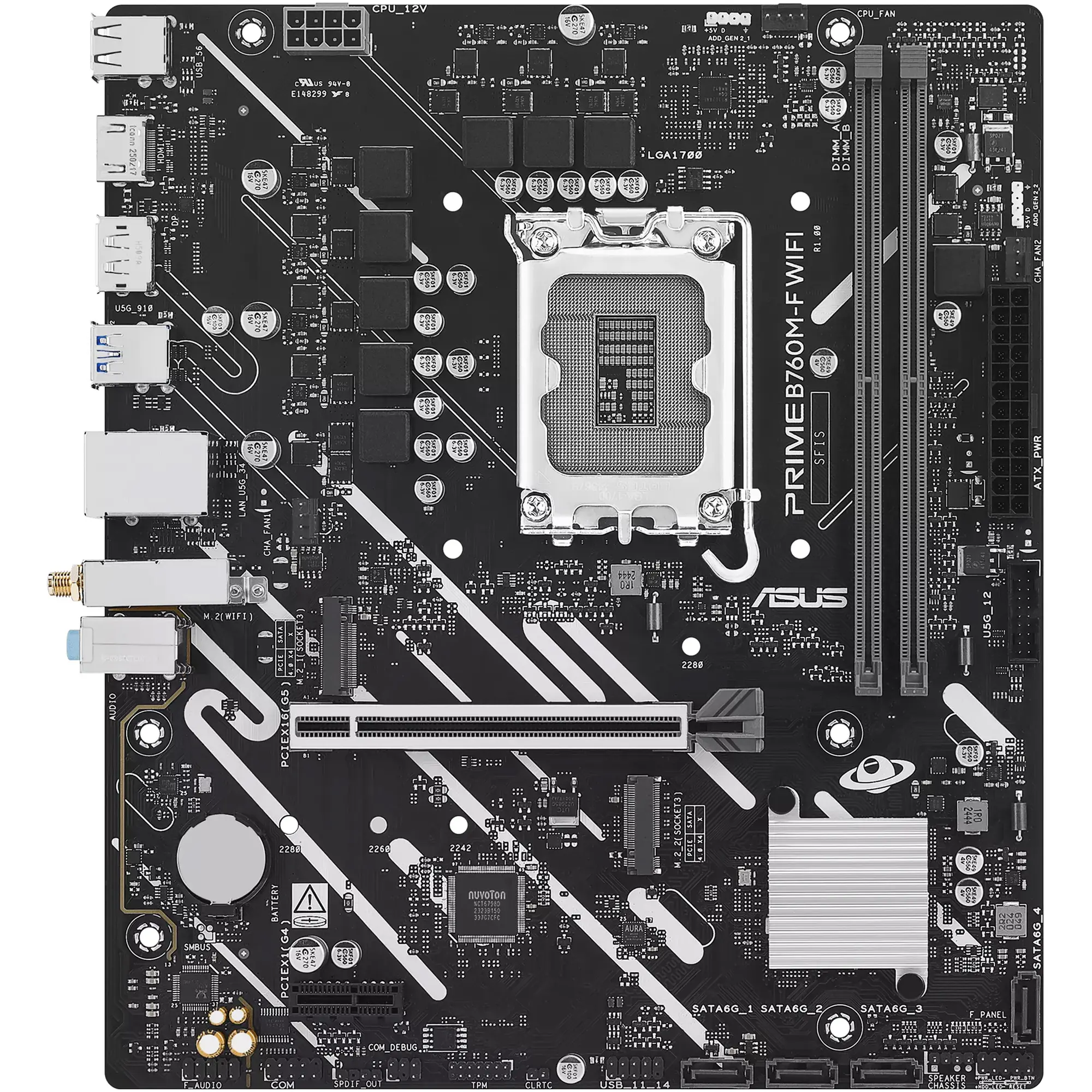 Купити Материнська плата ASUS PRIME B760M-F WIFI - фото 2