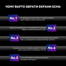 Купить Монитор портативный 14" Blackview SCM6 Single Grey (BVSCM6) - фото 8
