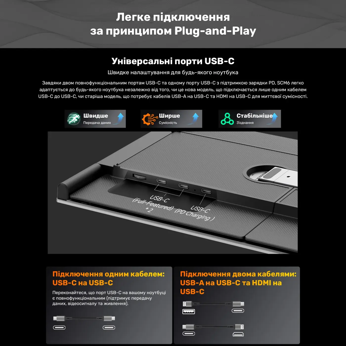 Купить Монитор портативный 14" Blackview SCM6 Single Grey (BVSCM6) - фото 14